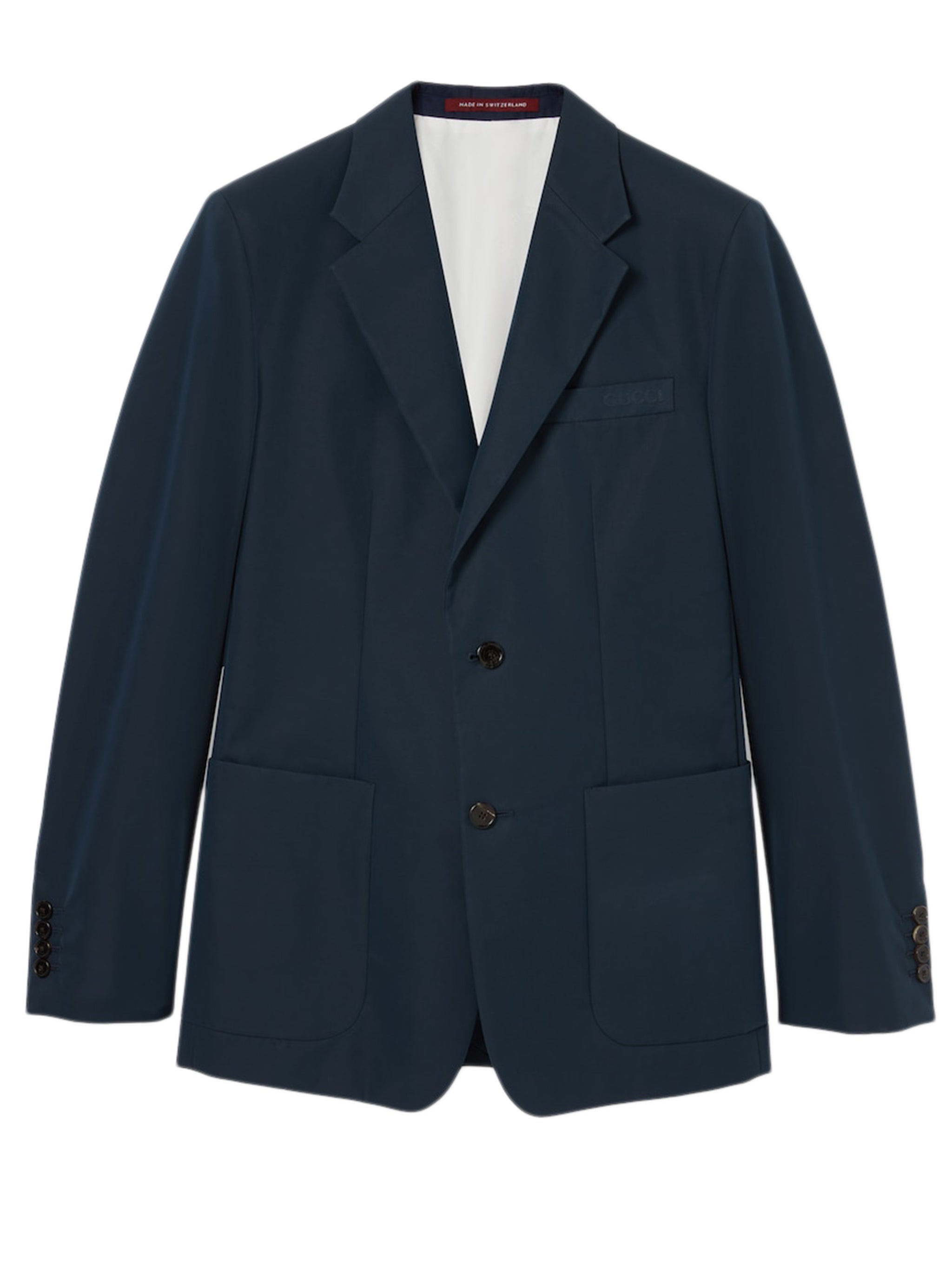 GUCCI Embroidered Cotton Twill Jacket - Size 48