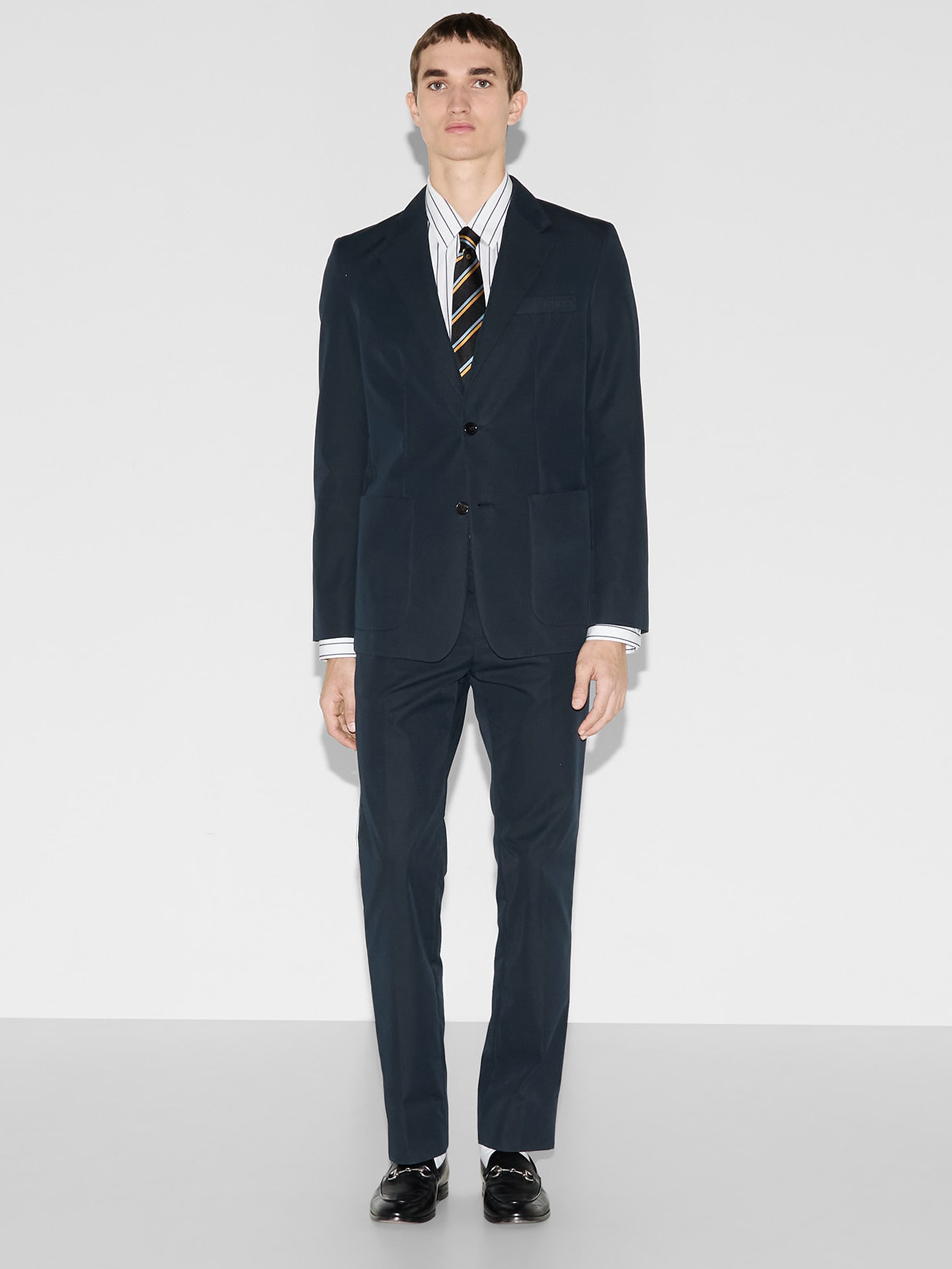 GUCCI Embroidered Cotton Twill Jacket - Size 48