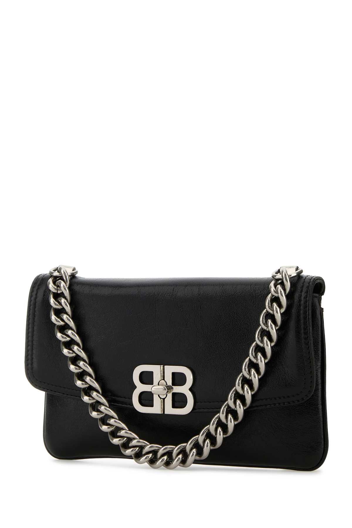 BALENCIAGA Chic Mini Handbag with Silver Chain