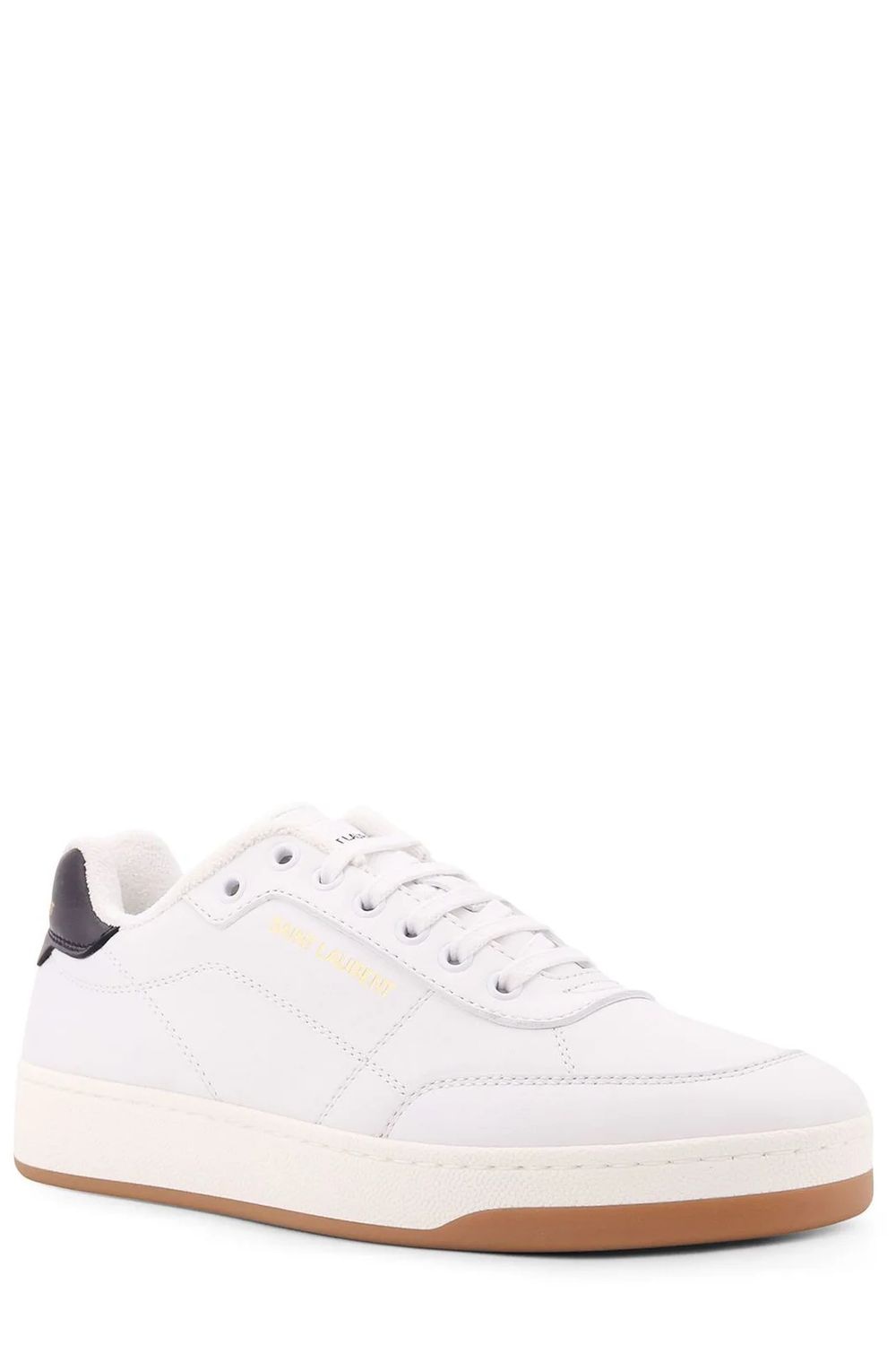 SAINT LAURENT Leather Low-Top Sneakers