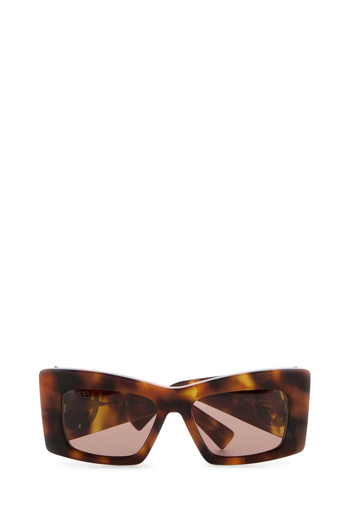 GUCCI Animal Print Acetate Sunglasses for Women