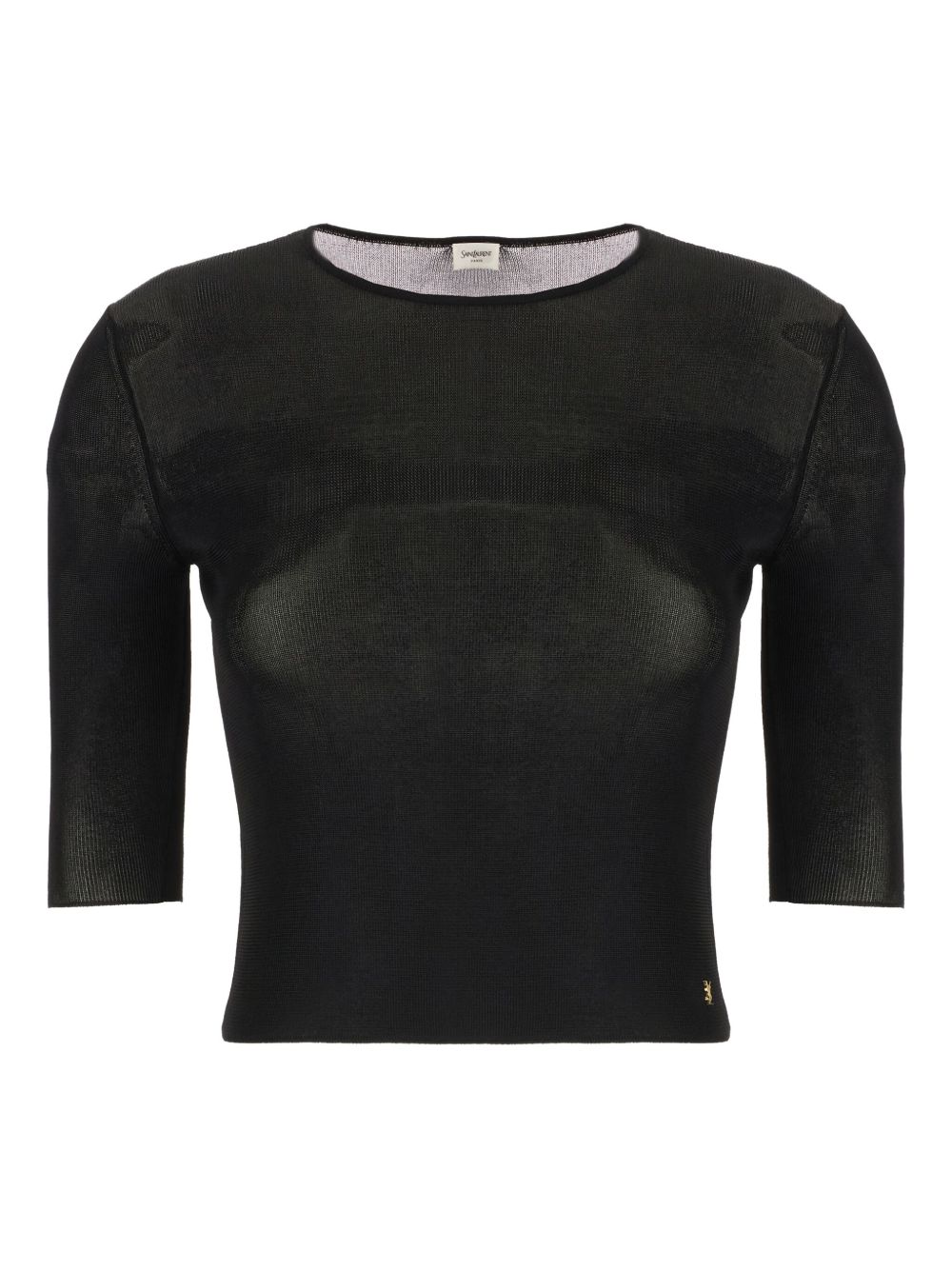 SAINT LAURENT Slim Fit Viscoe Top - Size S