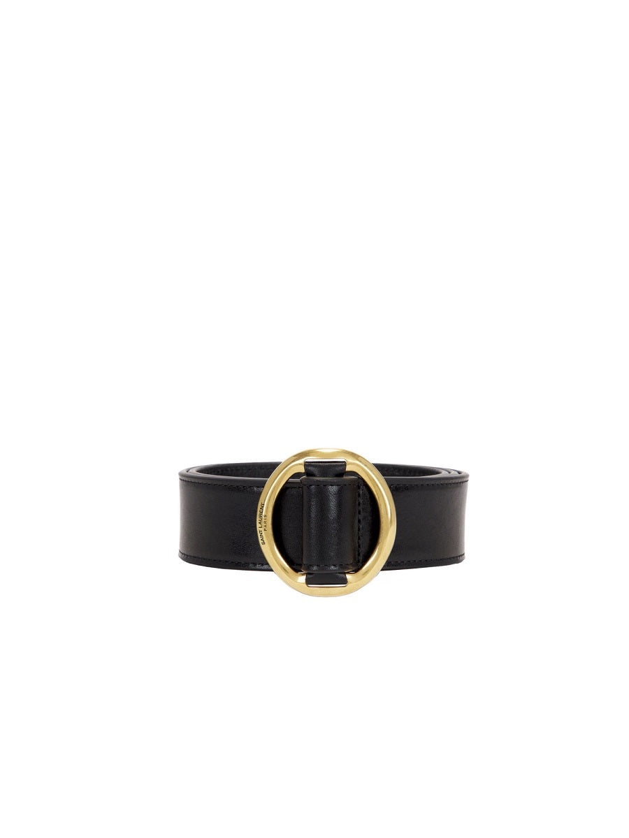 SAINT LAURENT Elegant Leather Belt for Women - SS25 Collection