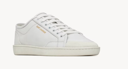 SAINT LAURENT Smooth Leather Gym Sneaker