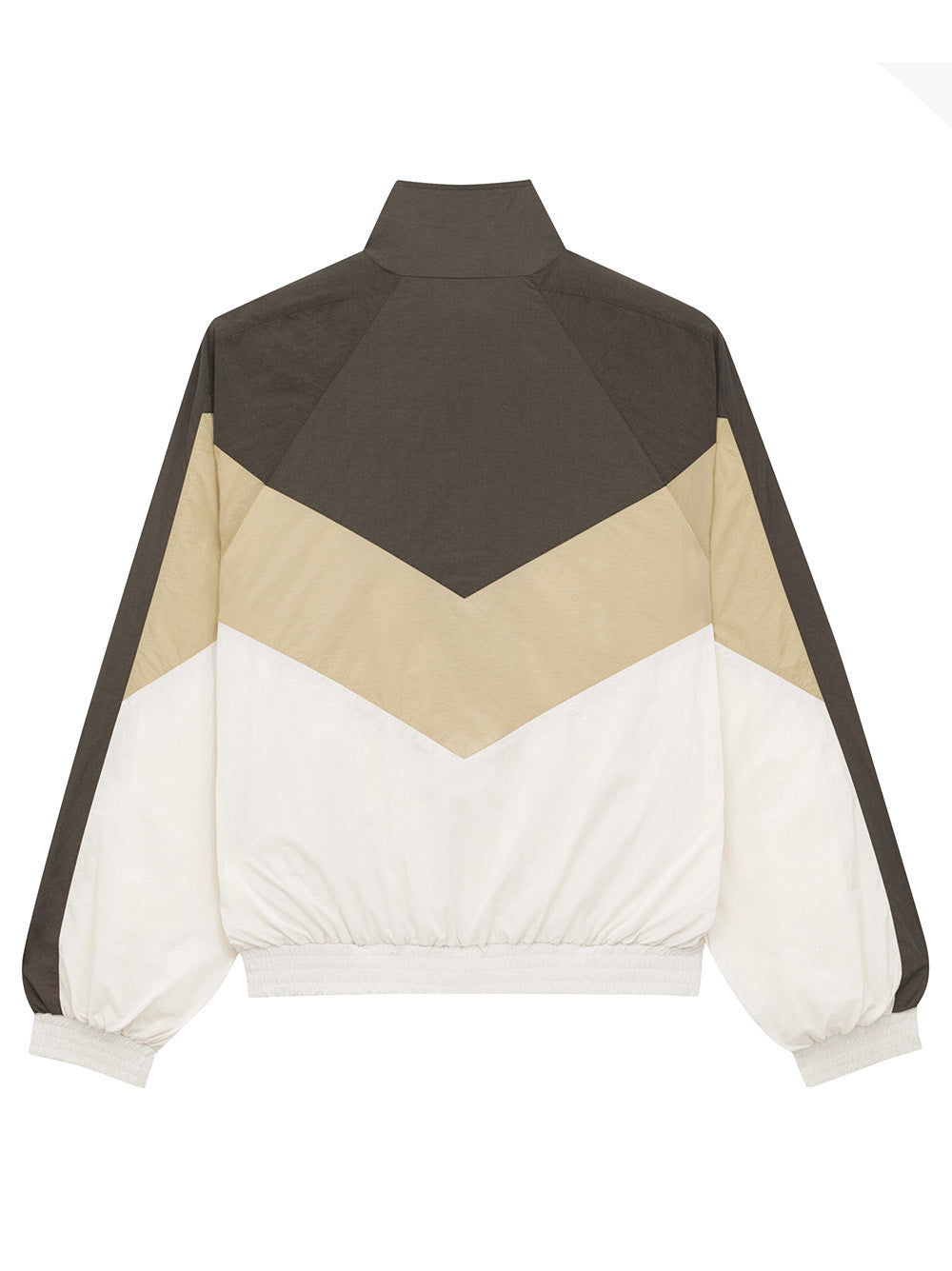 SAINT LAURENT Men's High Collar Wrinkled Nylon Blouson