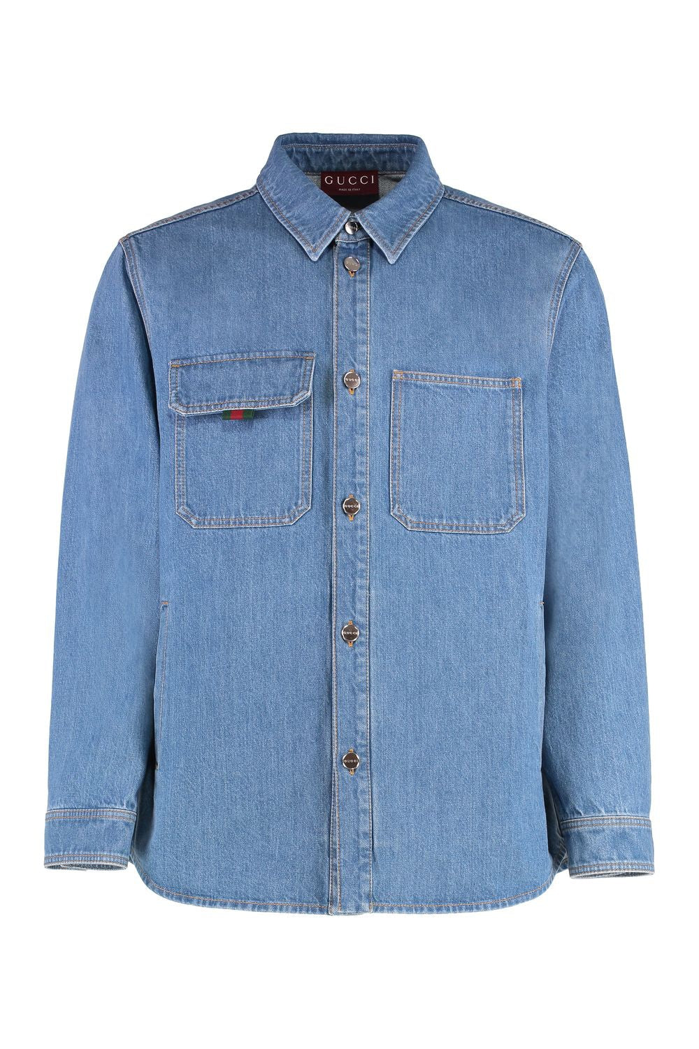 GUCCI Classic Denim Shirt for Men - SS25