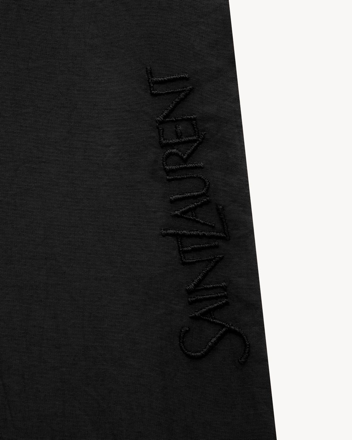 SAINT LAURENT Men's Black Beachwear Collection - SS25