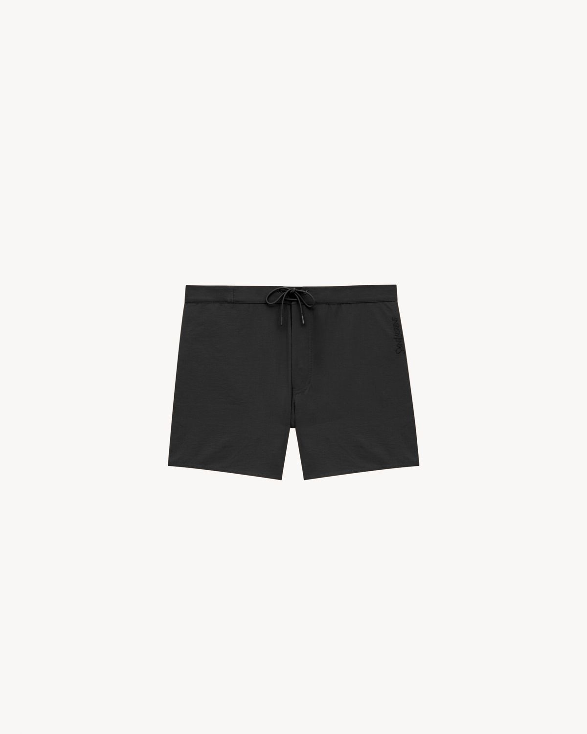 SAINT LAURENT Men's Black Beachwear Collection - SS25