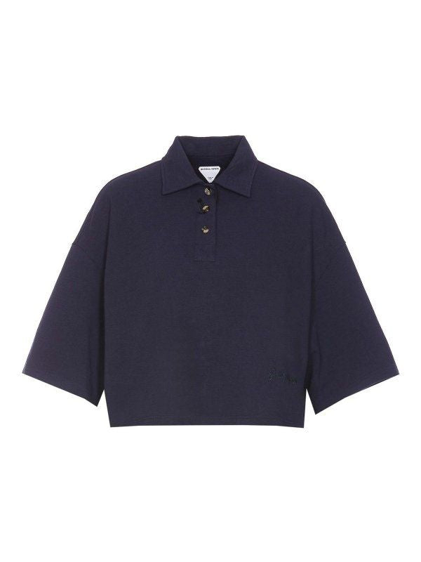 BOTTEGA VENETA Cotton Pique Polo Shirt - Size S