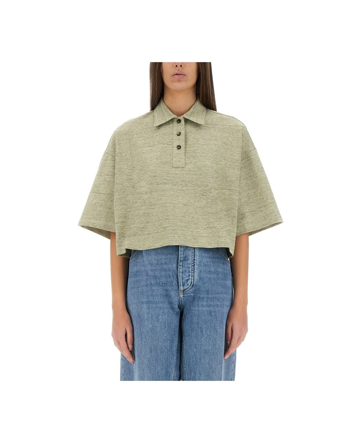 BOTTEGA VENETA Cotton Pique Polo Shirt - Size S