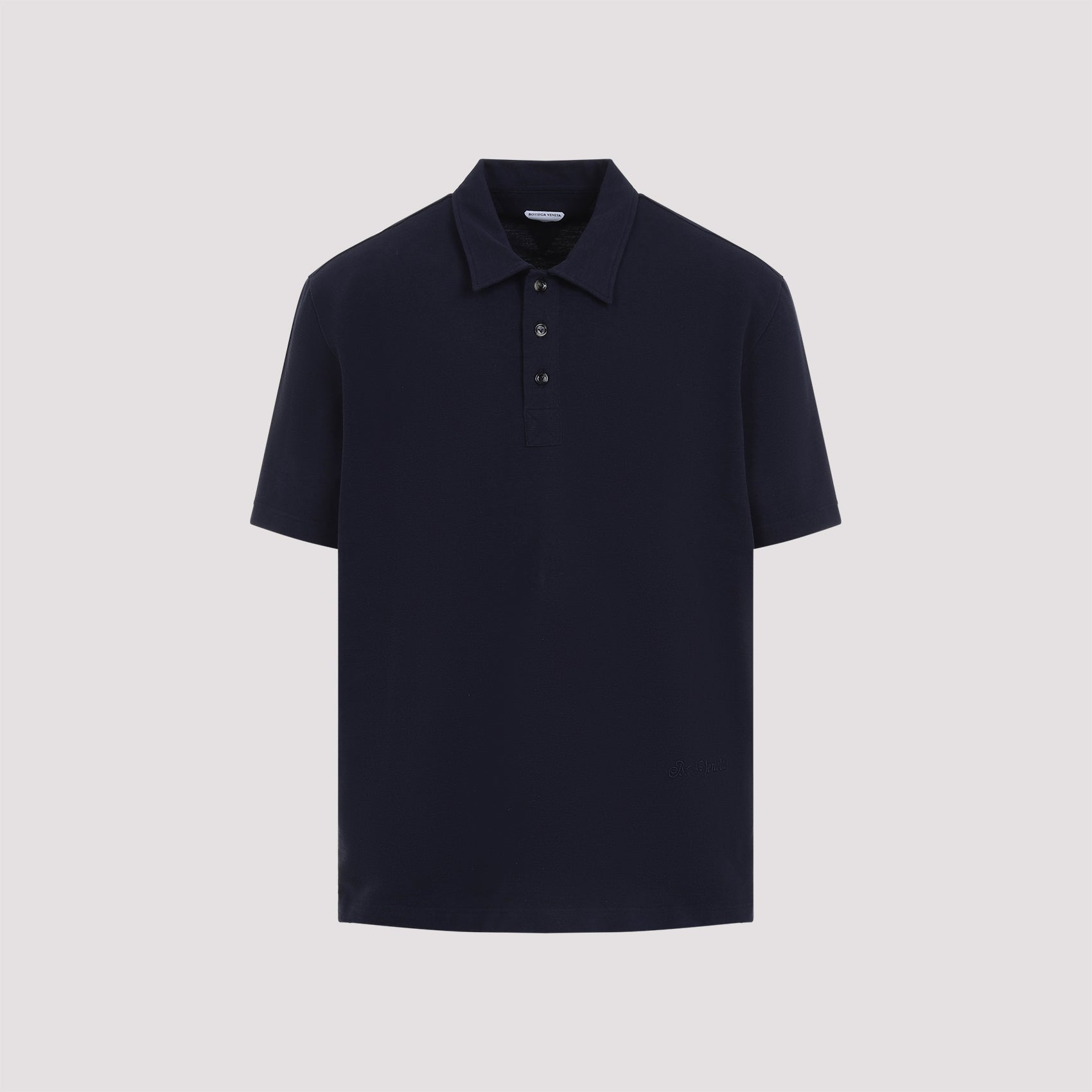 BOTTEGA VENETA Short Sleeve Cotton Polo Shirt