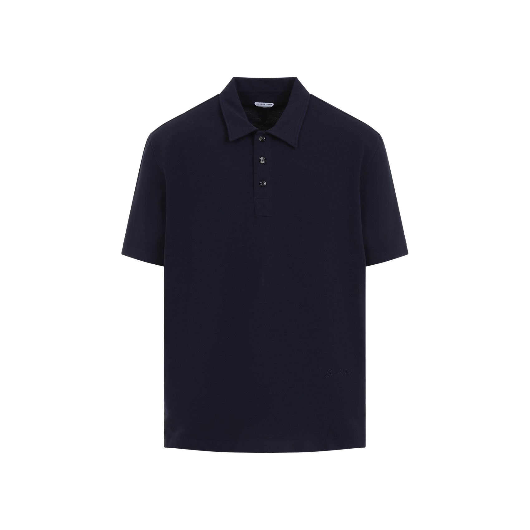 BOTTEGA VENETA Short Sleeve Cotton Polo Shirt