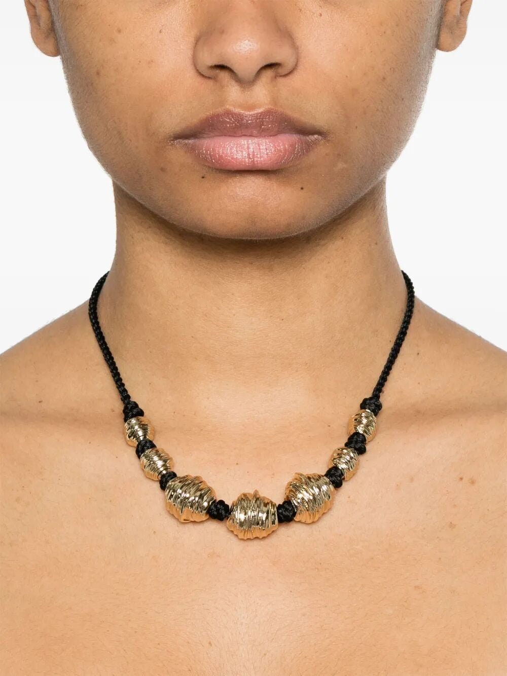 SAINT LAURENT Elegant Leather Necklace for Women