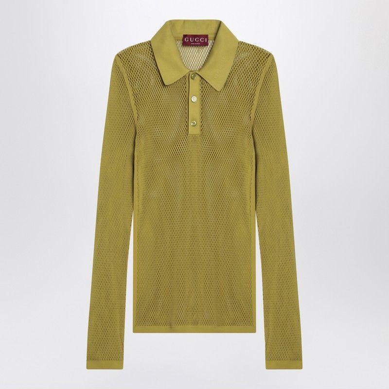 GUCCI Technical Knit Polo Shirt