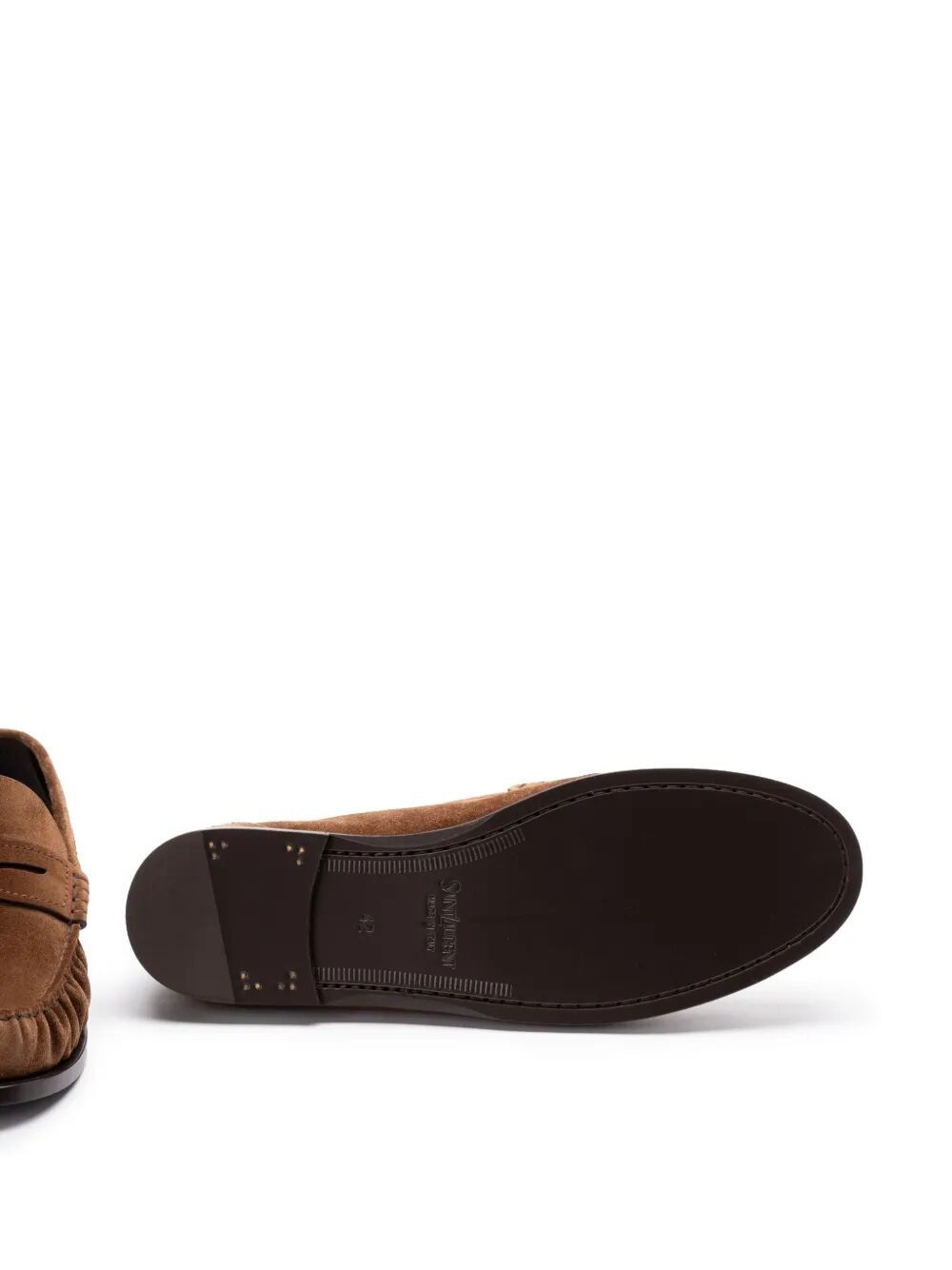 SAINT LAURENT Suede Loafers for Men - SS25 Collection