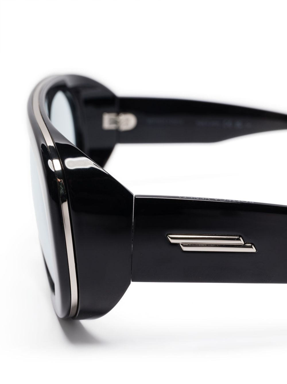 BOTTEGA VENETA Aviator Sunglasses with Sculpted Arms