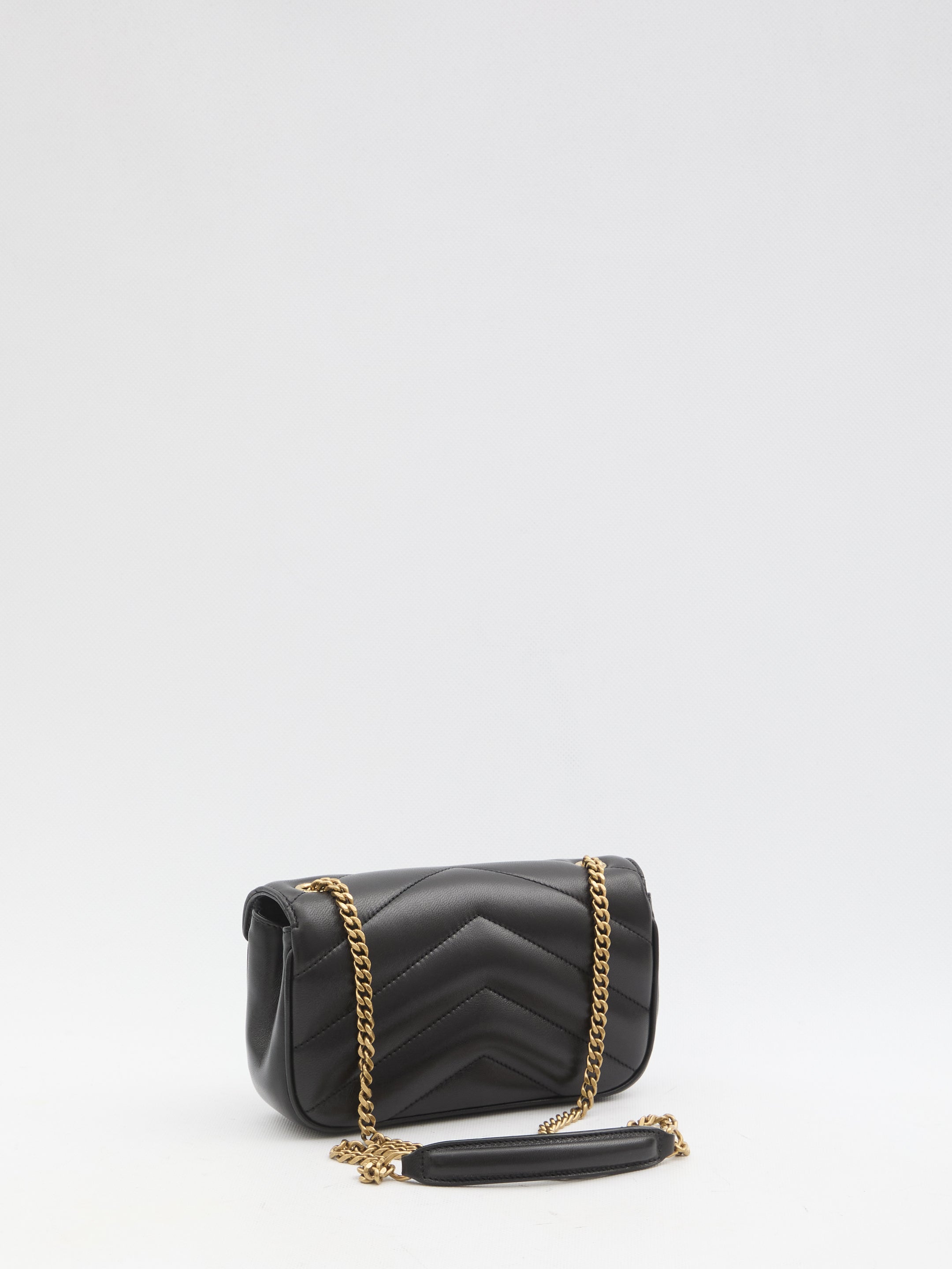 SAINT LAURENT Mini Quilted Crossbody Handbag