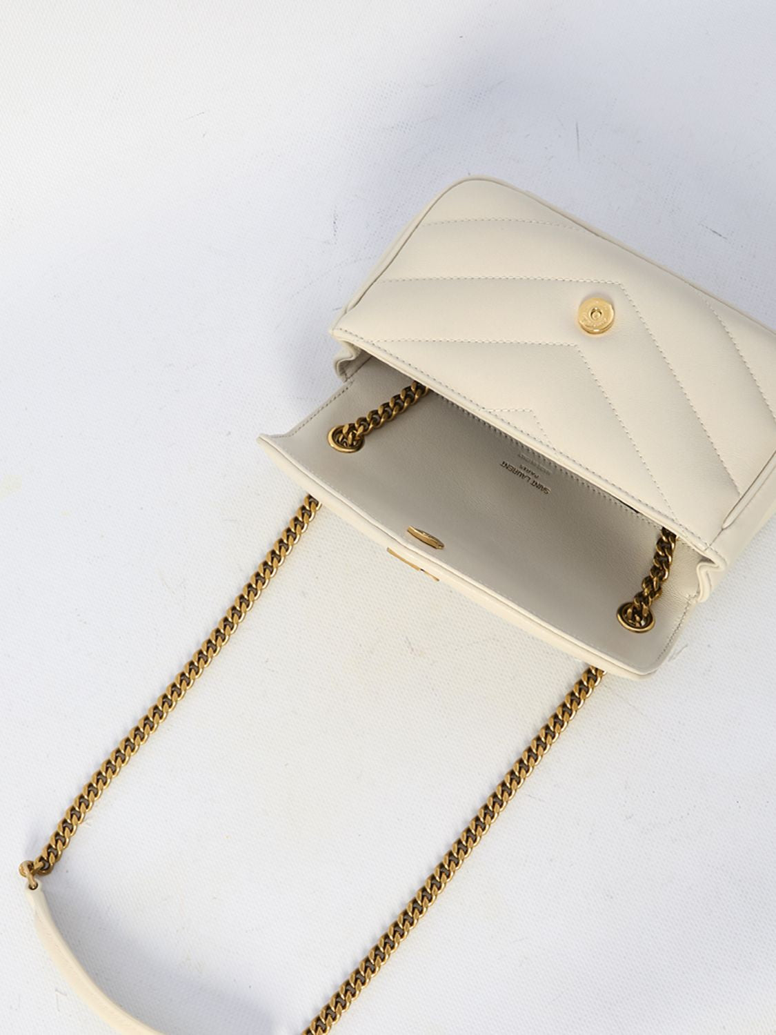 SAINT LAURENT Mini Soft Leather Crossbody Handbag