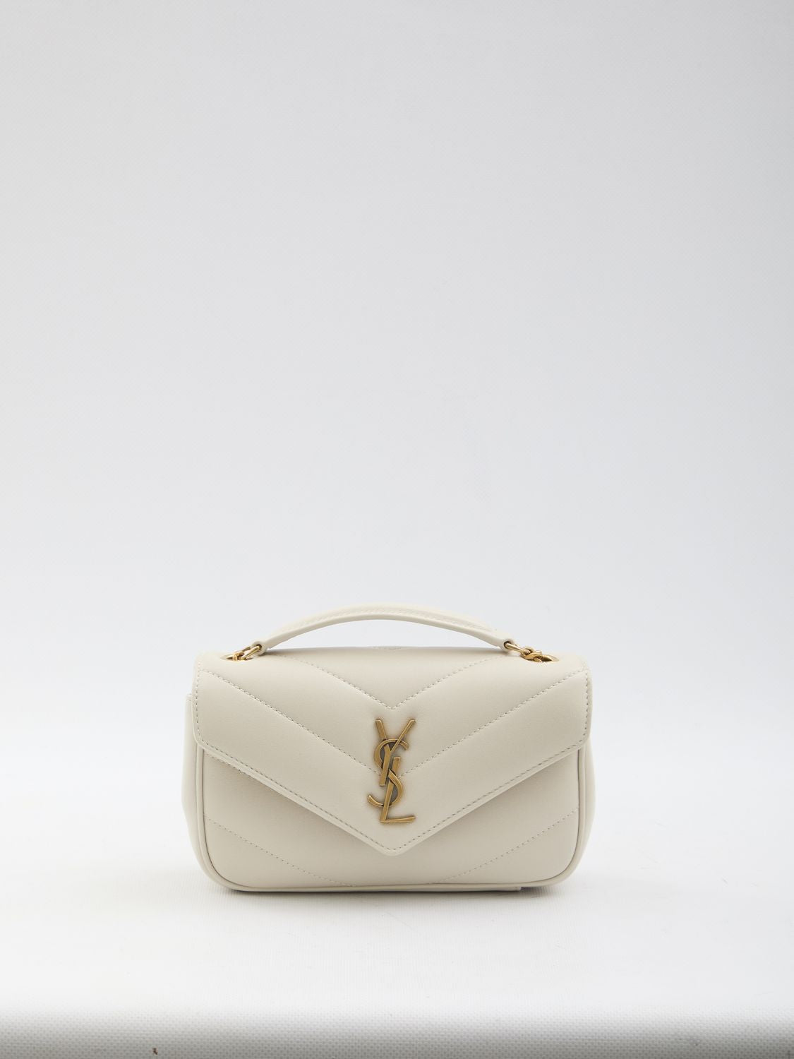 SAINT LAURENT Mini Soft Leather Crossbody Handbag