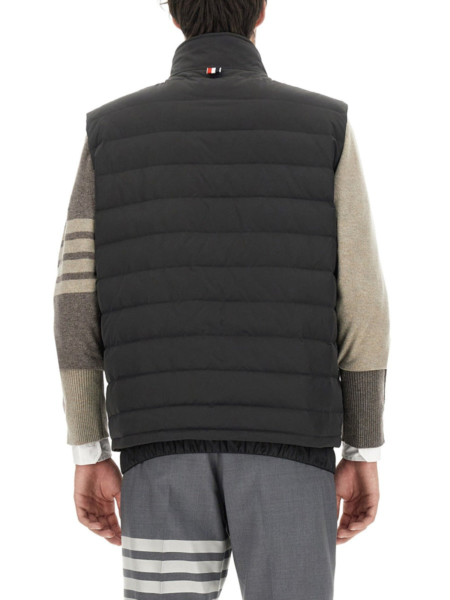 THOM BROWNE Regular Fit 4-Bar Vest