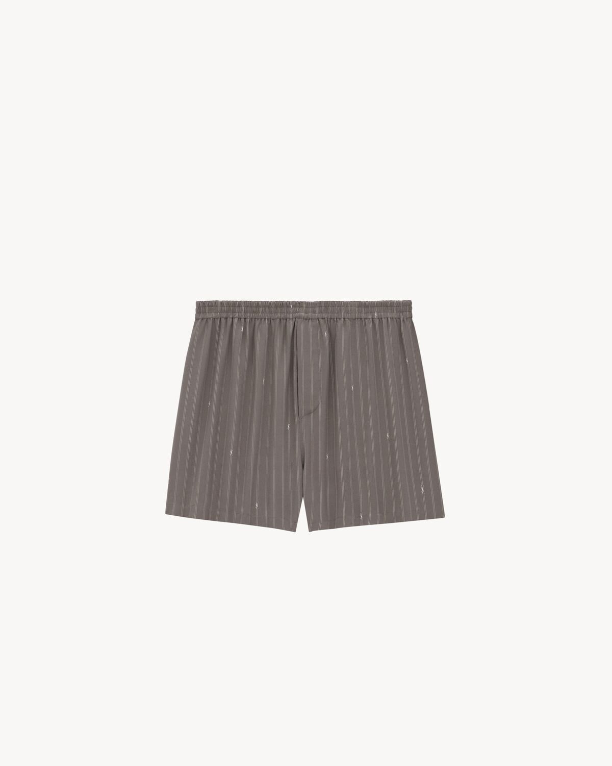 SAINT LAURENT Men's Silk Mini Shorts