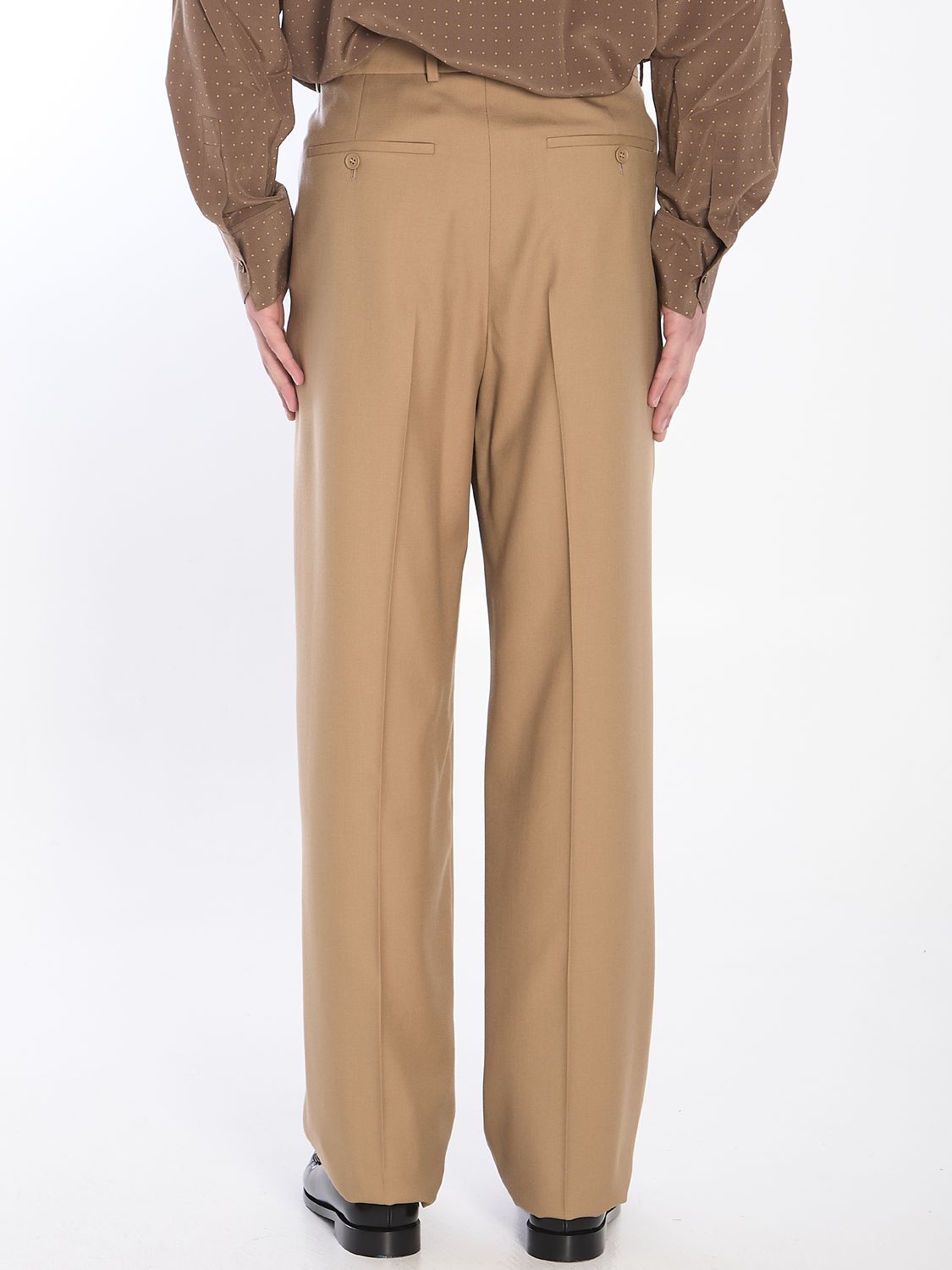 SAINT LAURENT Gabardine Trousers for Men