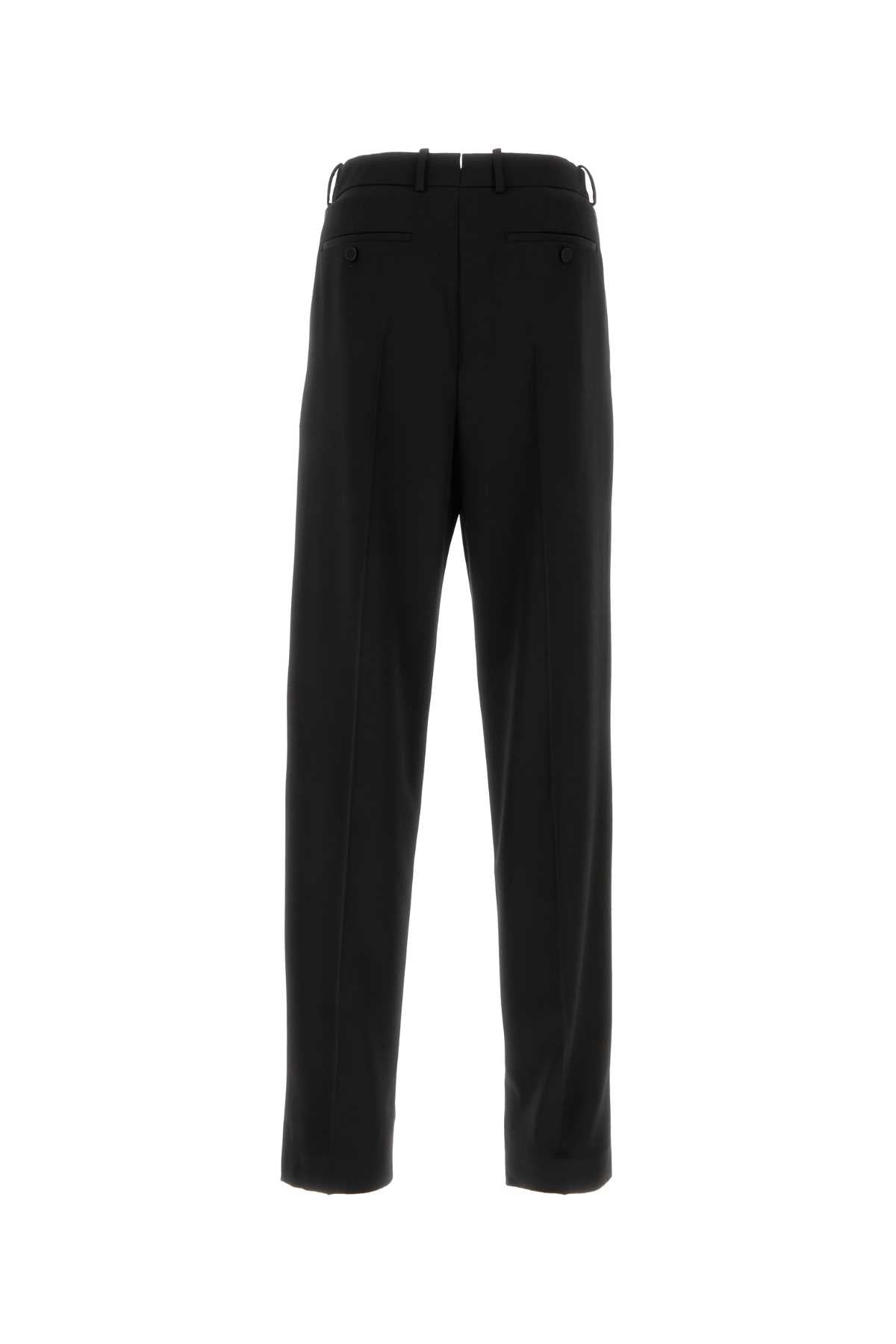 SAINT LAURENT Men's Tuxedo Wool Pants