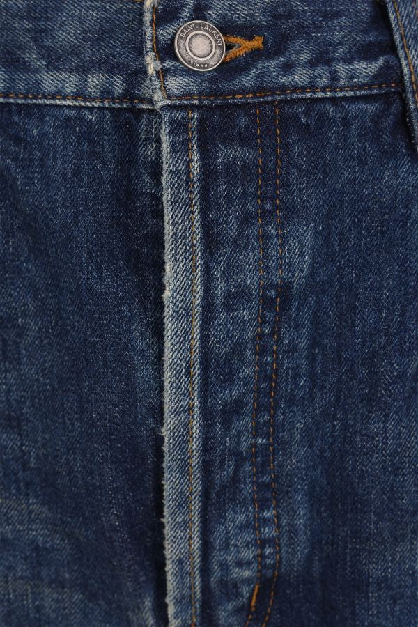 SAINT LAURENT High-Rise Denim Jeans for Men