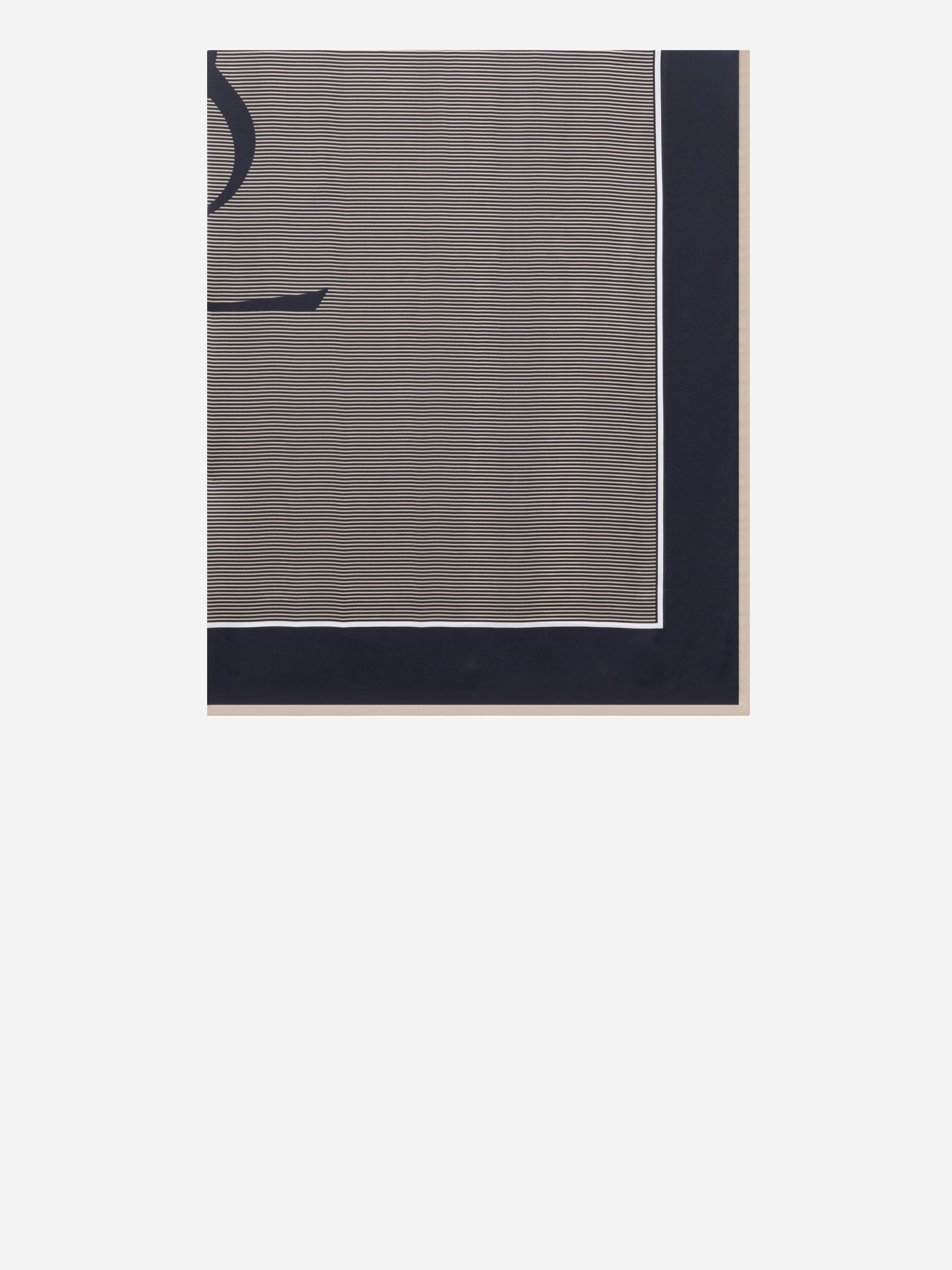 SAINT LAURENT Cassandre Stripe Stole - Men's Accessory