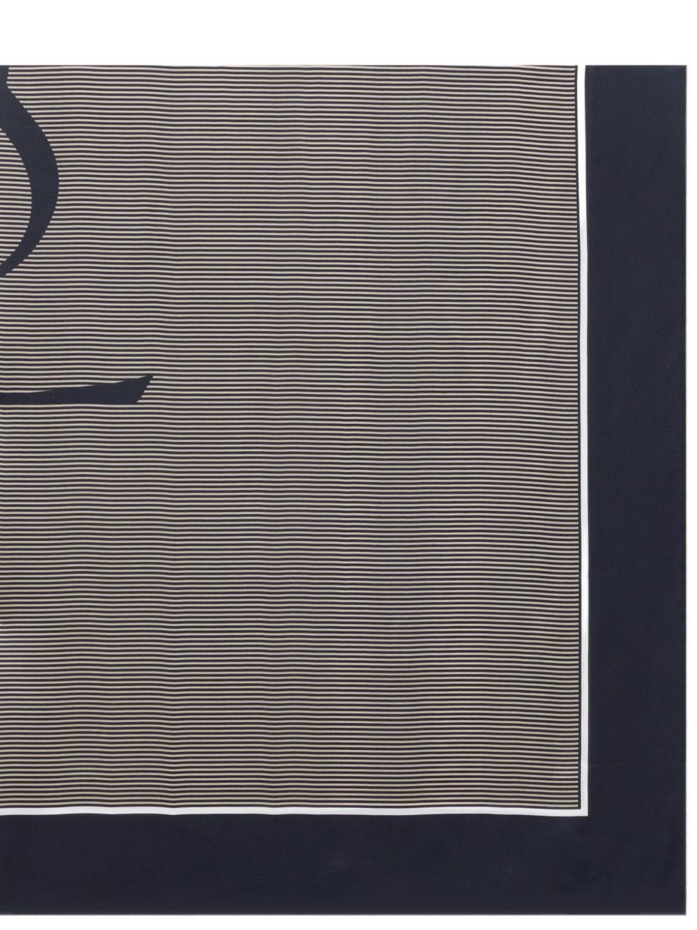 SAINT LAURENT Cassandre Stripe Stole - Men's Accessory