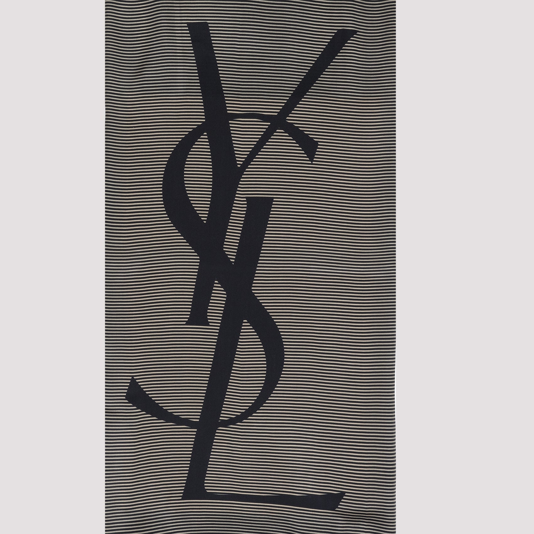SAINT LAURENT Silk Cassandre Scarf - Women's Mini Accessory