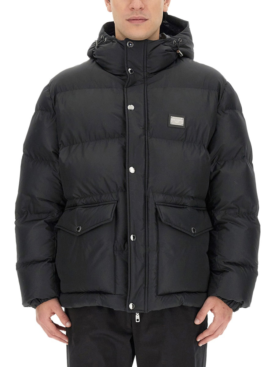 DOLCE & GABBANA Classic Logo Jacket - Regular Fit