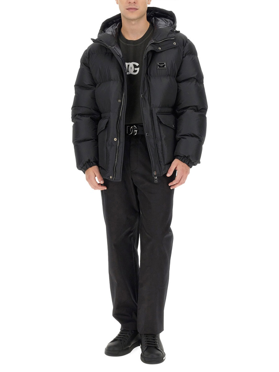 DOLCE & GABBANA Classic Logo Jacket - Regular Fit