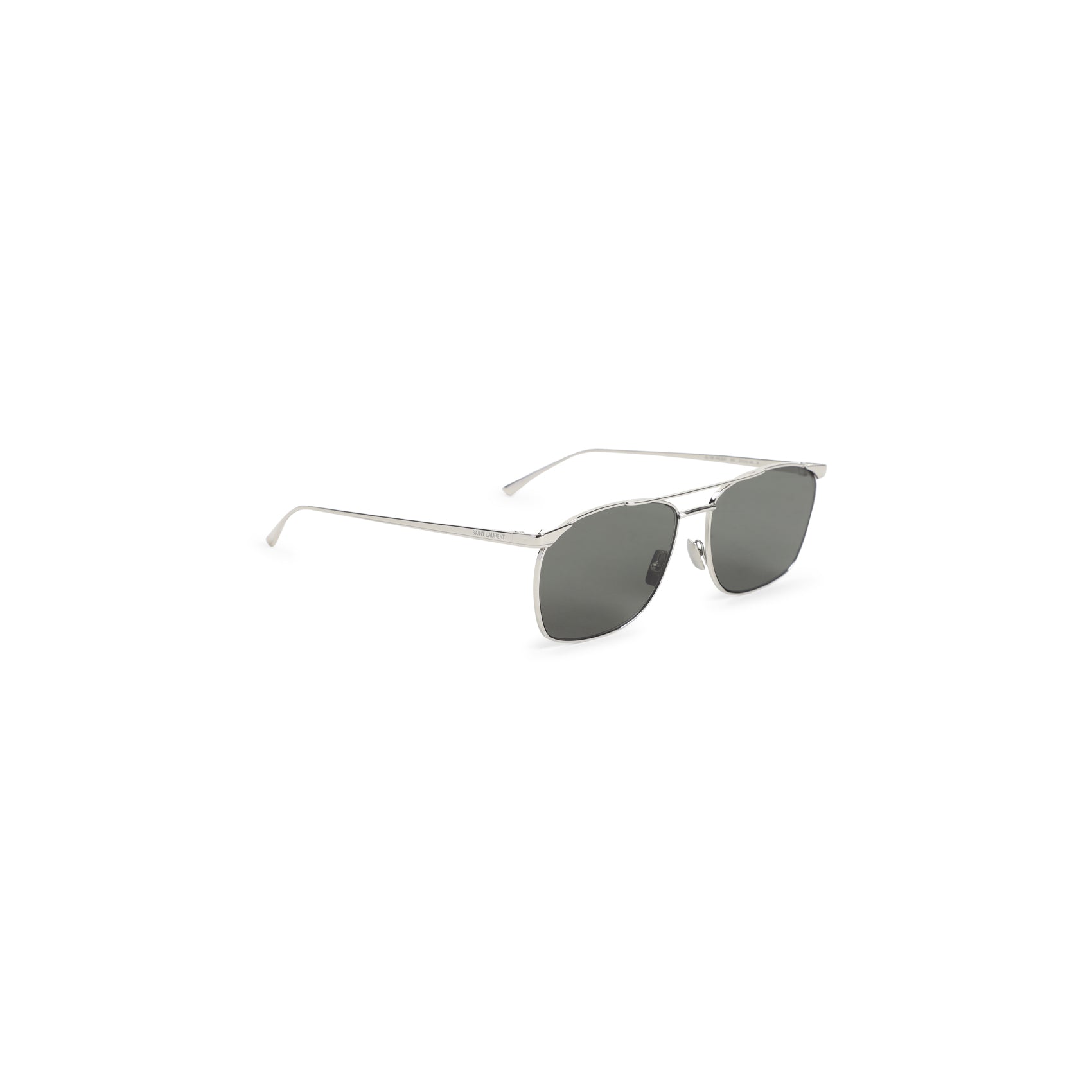 SAINT LAURENT Sleek Square Sunglasses with Double Bridge - 5.7cm Lens