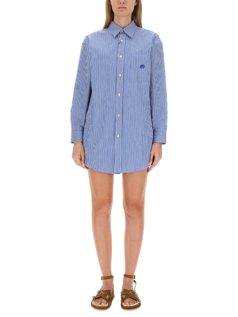 ETRO Oversized Pegasus Shirt - Size 40 IT