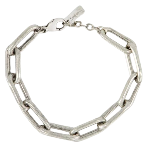 SAINT LAURENT Brass Mini Jewelry Bracelet for Men