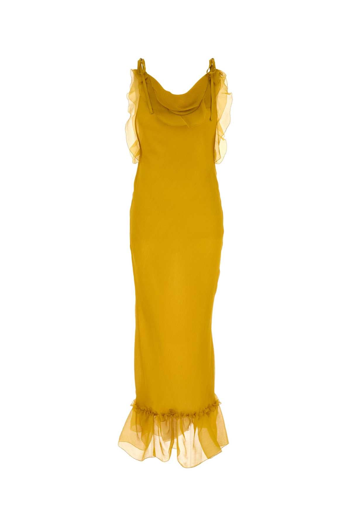 SAINT LAURENT Silk Crepe Mini Dress for Women