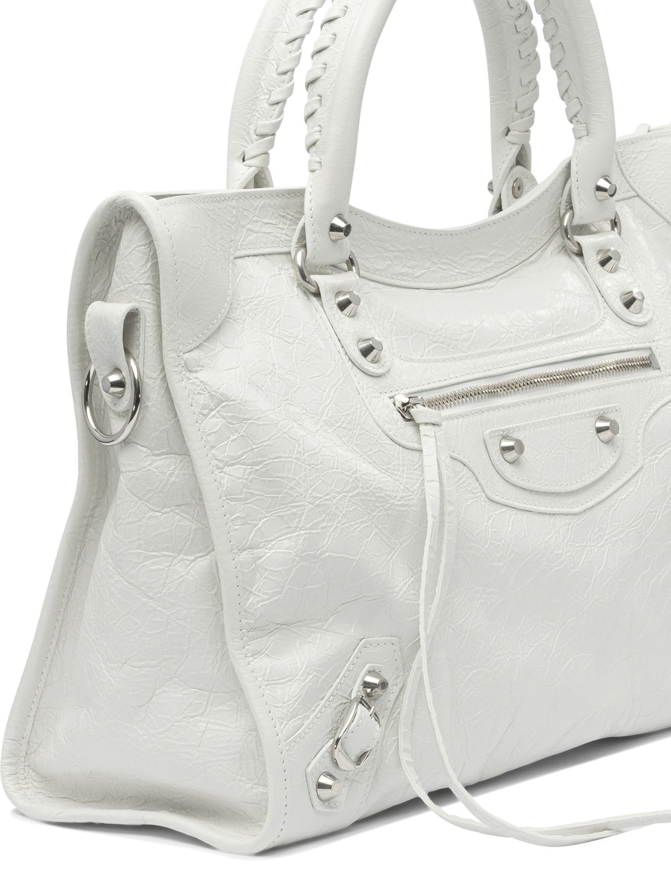 BALENCIAGA Mini Lamb Leather Shoulder Handbag