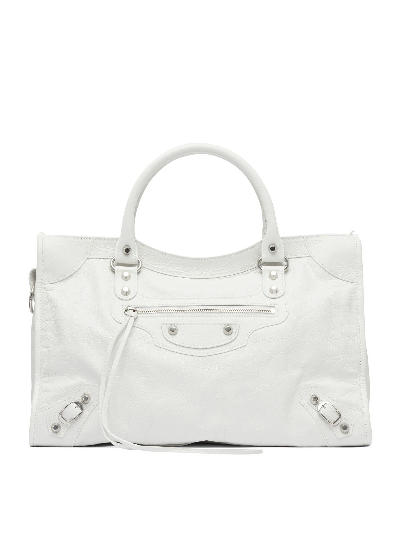 BALENCIAGA Mini Lamb Leather Shoulder Handbag