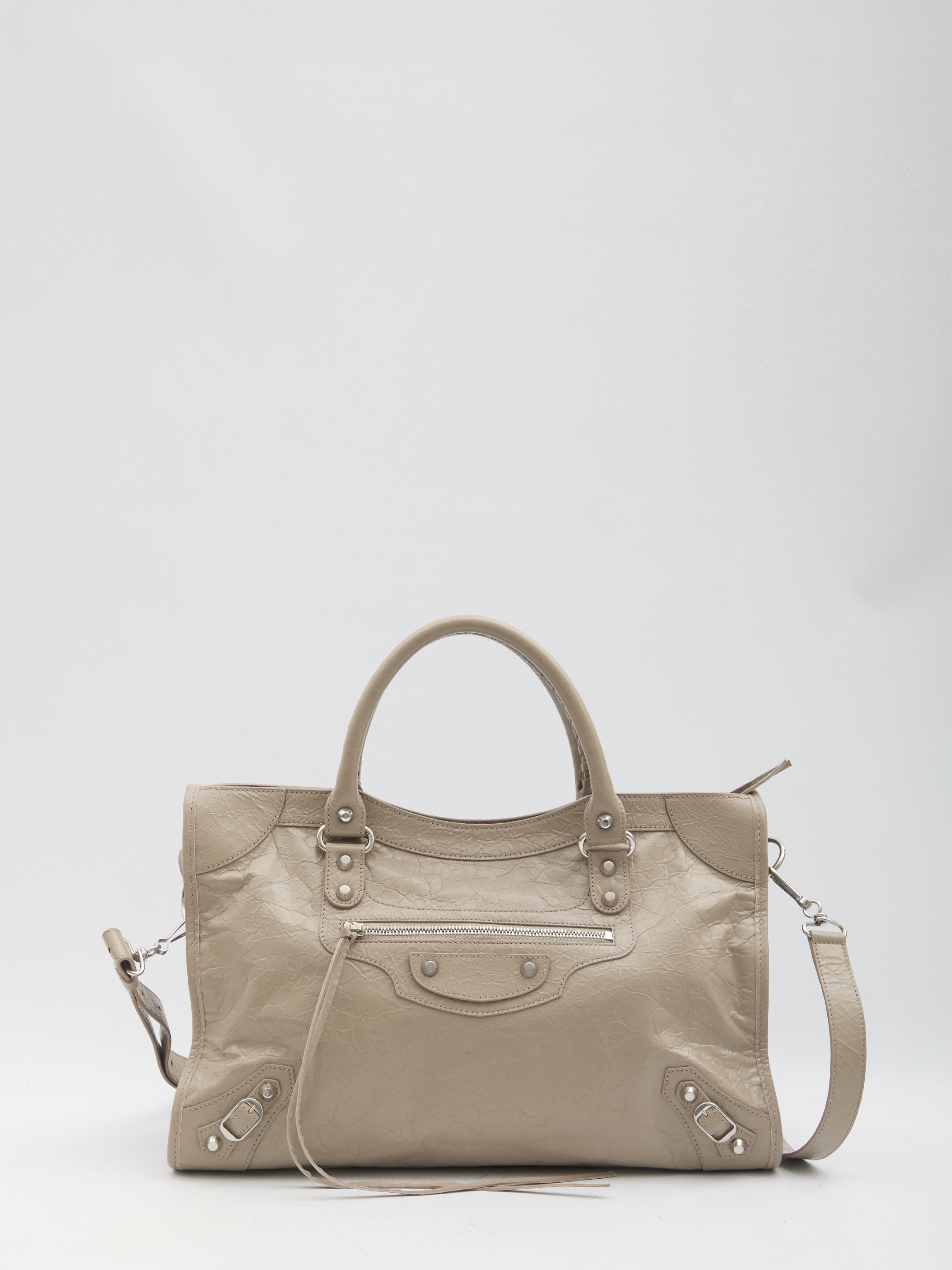BALENCIAGA Medium Handbag with Double Leather Handles (37x23.3x14.9 cm)