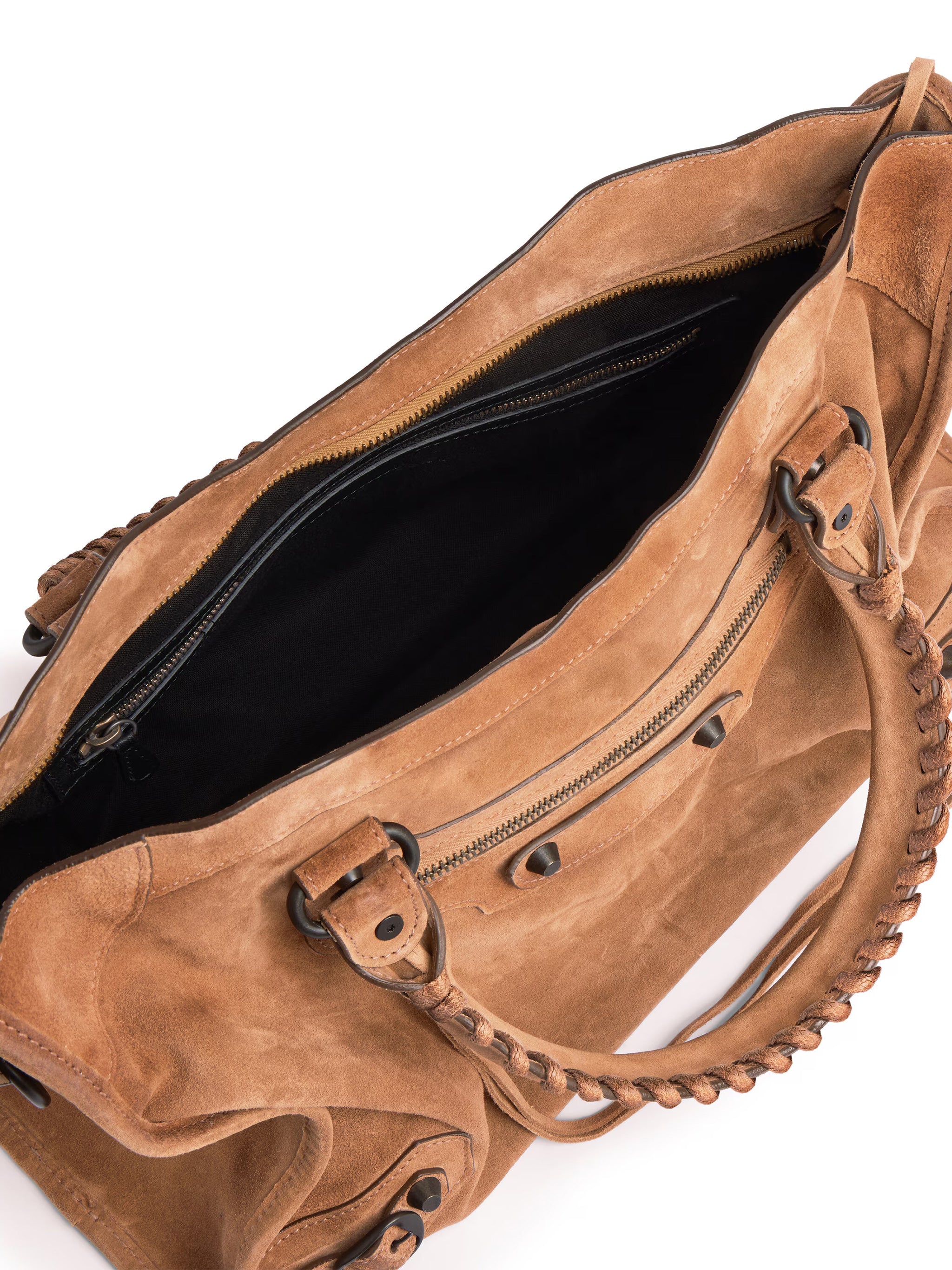 BALENCIAGA Medium Suede Handbag