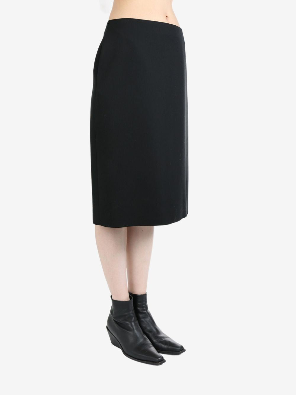 THE ROW Low Rise Midi Skirt
