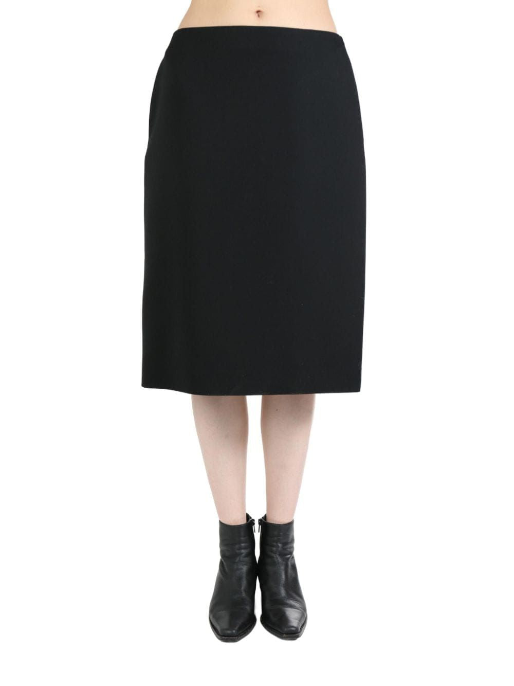 THE ROW Low Rise Midi Skirt