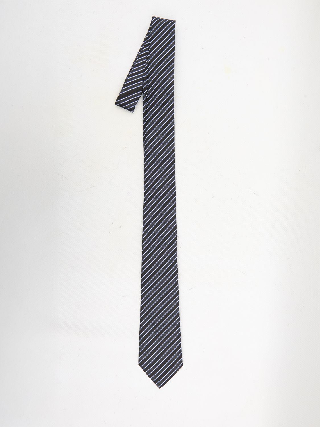 GUCCI Stylish Diagonal Striped Tie 148X7CM