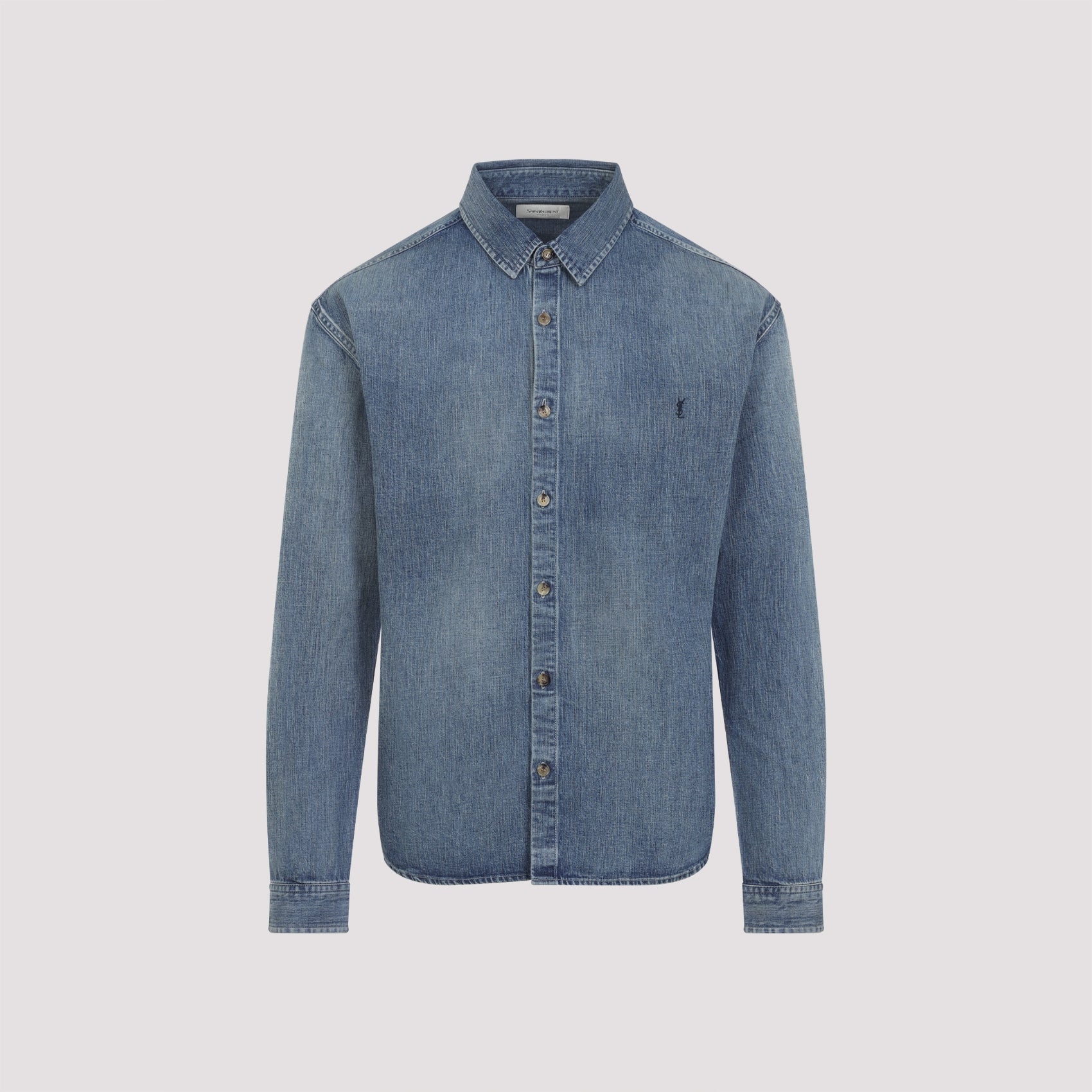 SAINT LAURENT Classic Denim Shirt for Men
