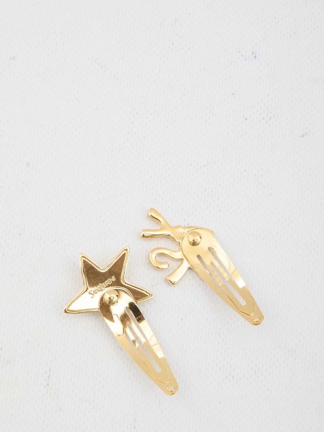 SAINT LAURENT Metal Mini Hair Clips