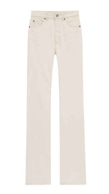 SAINT LAURENT Classic Front Button Fastening Trousers for Women