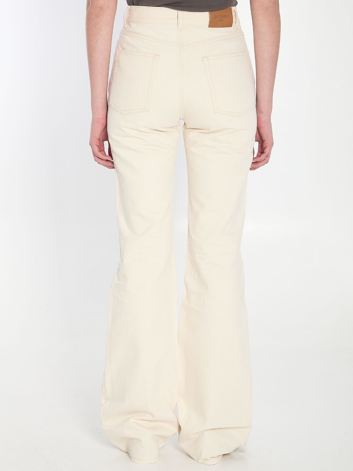 SAINT LAURENT 70s High-Waisted Boot-Cut Jeans - Size 28