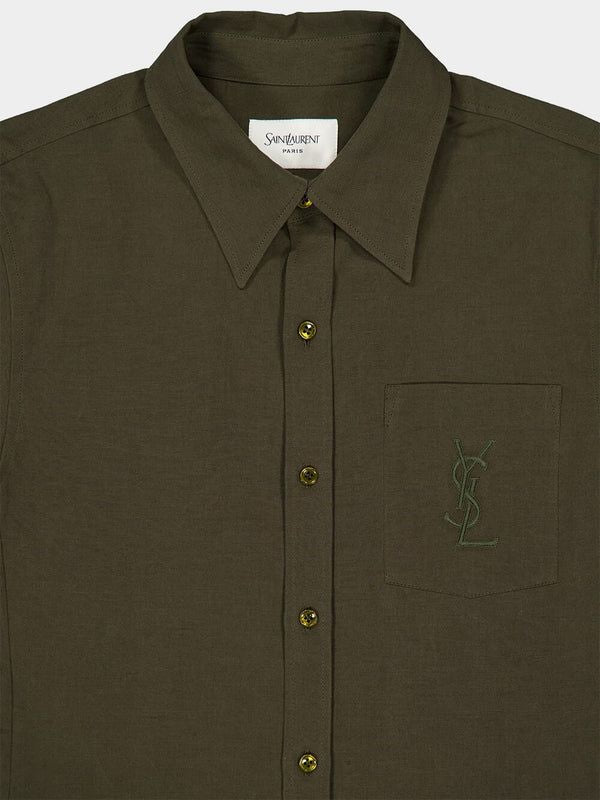 SAINT LAURENT 100% Cotton Women's Shirt for Spring/Summer 2025