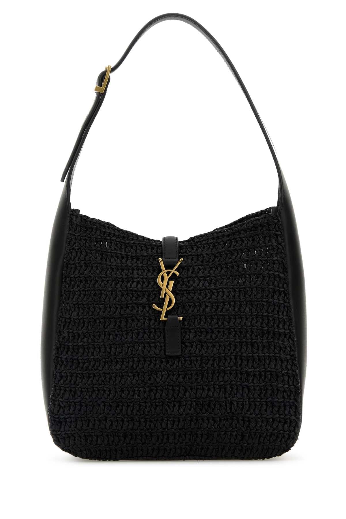 SAINT LAURENT Mini Raffia Small Shoulder Handbag